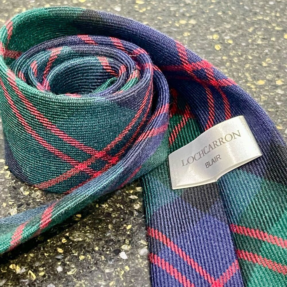 Lochcarron BLAIR Plaid Scottish Wool Tie.